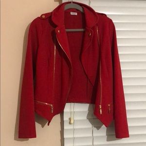 Red blazer